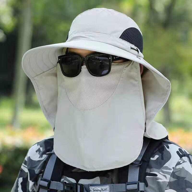 Men's UV Protection Sun Visor & Fishing Hat for Outdoor Activities  