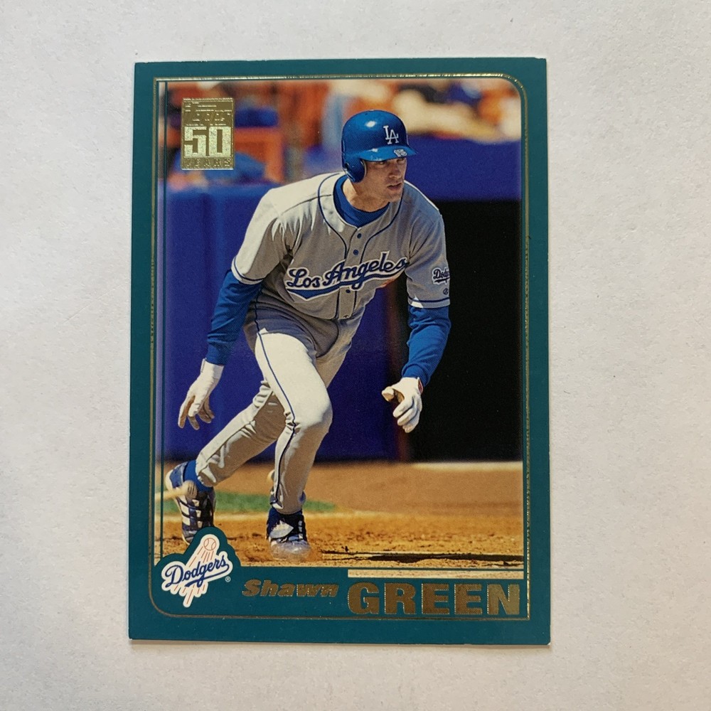 2001 Topps Baseball #20 Shawn Green Los Angeles Dodgers