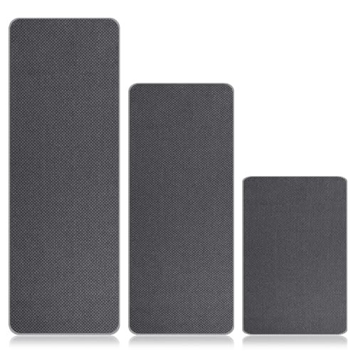 Non-slip kitchen rugs set of 3 floor mats for home