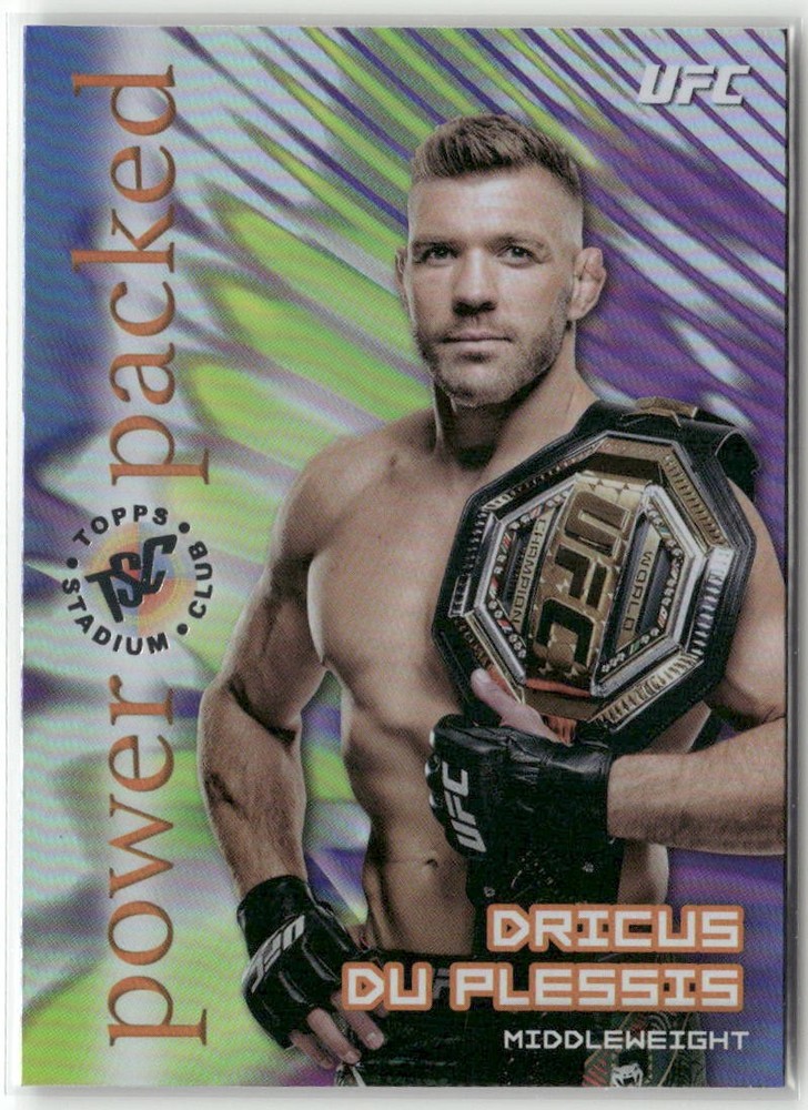 2025 Stadium Club UFC #PD-1 Dricus du Plessis Power Packed