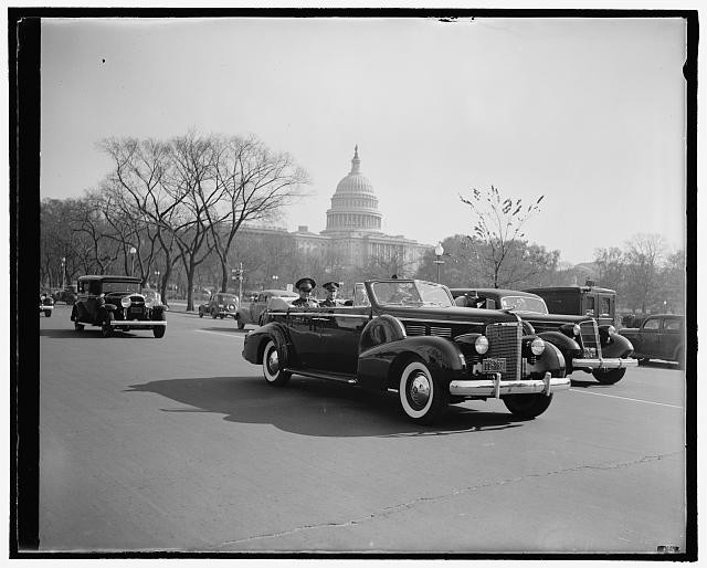 Fulgencio Batista sees Capitol,first time,Cuban Army Sergean,Malin Craig,1938