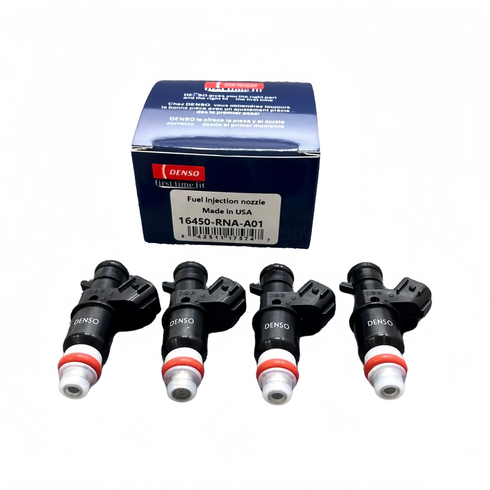 4x DENSO Fuel Injectors 16450-RNA-A01 For Honda CIVIC 1.8L CR-Z FIT CITY New