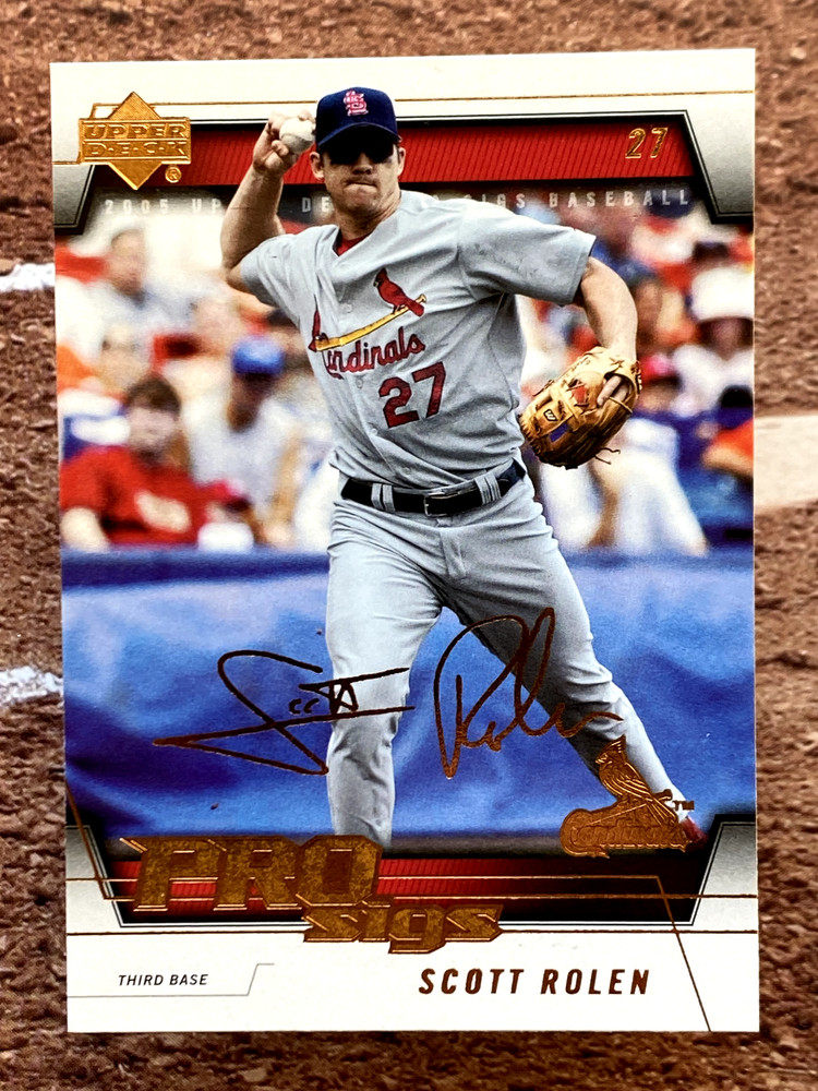 Scott Rolen 2005 Upper Deck Pro Sigs #83 St. Louis Cardinals