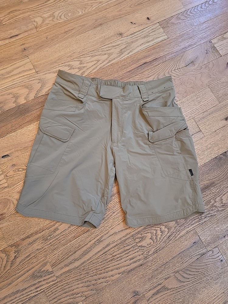 Helikon Tex Tactical Outdoor Shorts Mens 36 Brown Cargo Canvas Utility Hiking