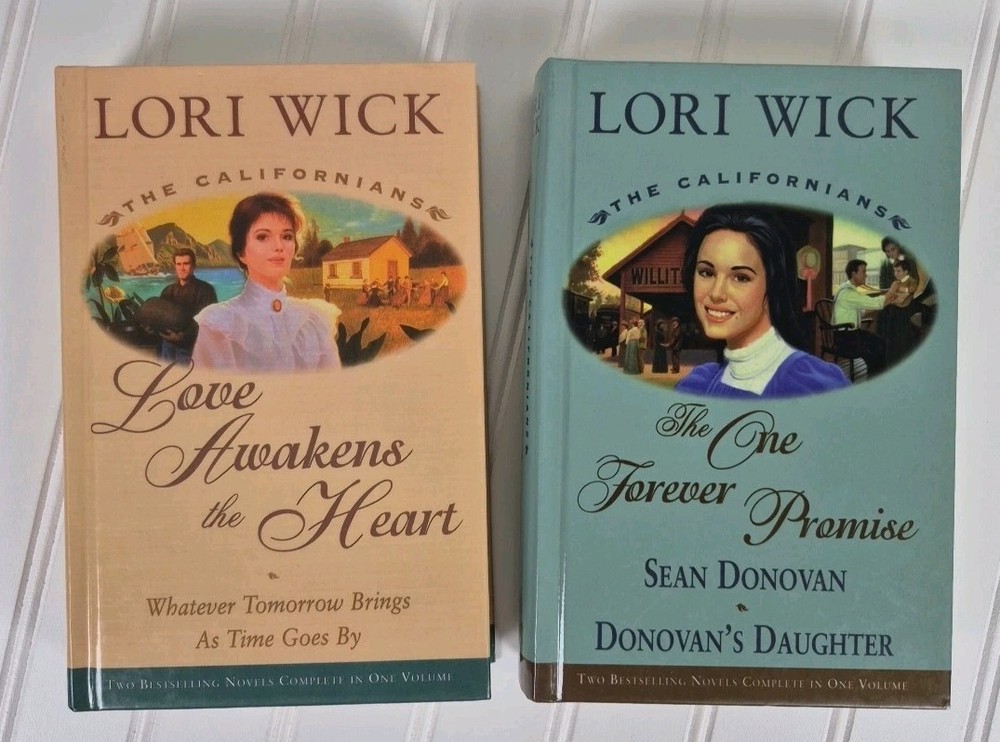 Lori Wick The Californians Complete Series 1-4 Hardcover 2-in-1 Volume Book Lot