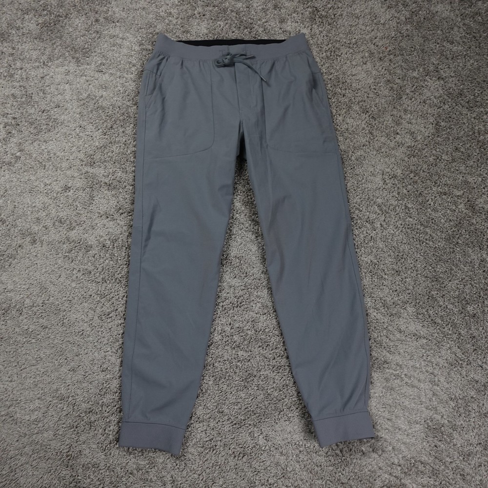 Lululemon ABC Jogger Warpstreme Mens Medium Silver Drop Gray Tapered Pant Casual