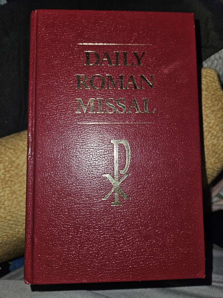 Catholic Church Daily Roman Missal Hardcover Burgundy Ribbon Marker English