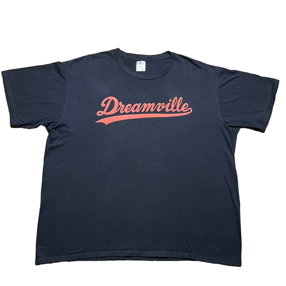 Dreamville Records Graphic T Shirt Mens XL Black Red Script Logo J Cole Rap Tee