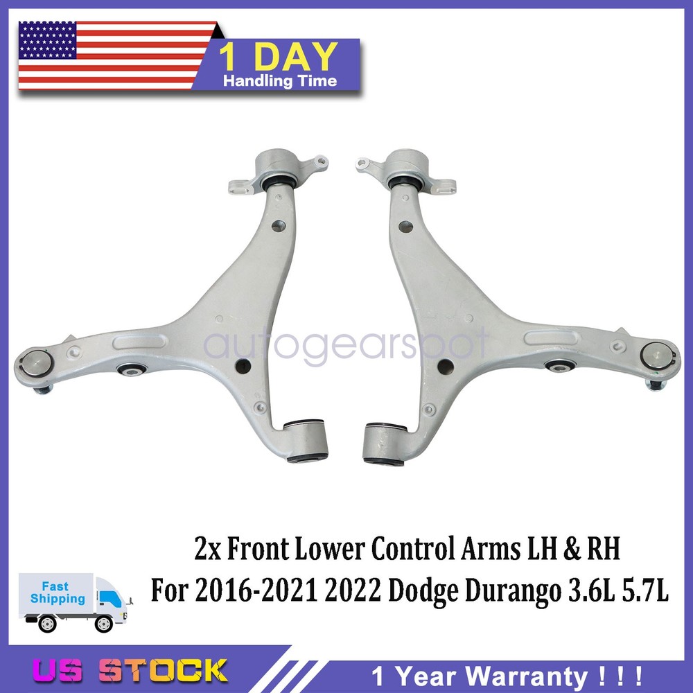 Front Lower Control Arm Left & Right For 16-22 Dodge Durango Jeep Grand Cherokee