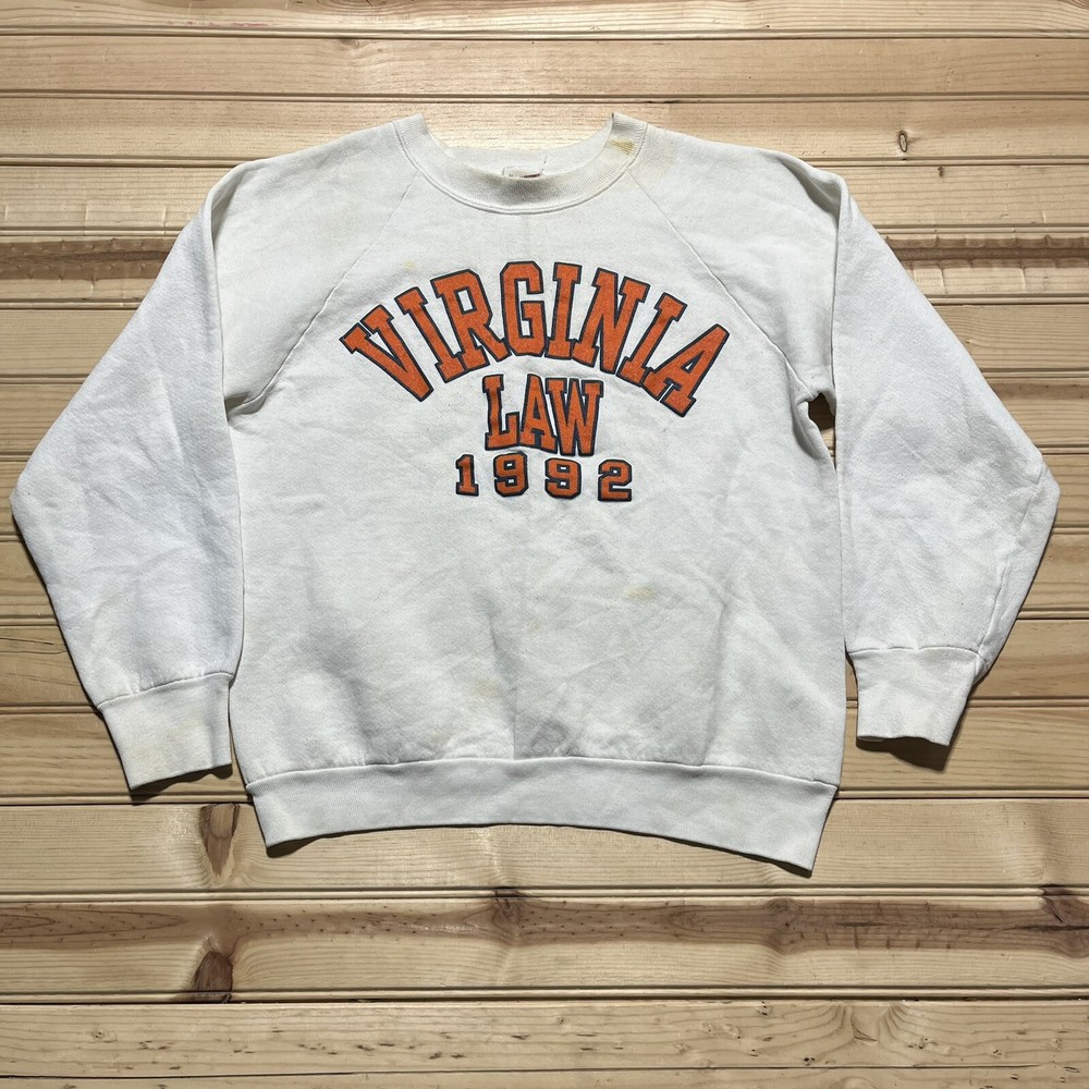 Vintage 1992 Virginia School Of Law Crewneck Sweatshirt Size Medium