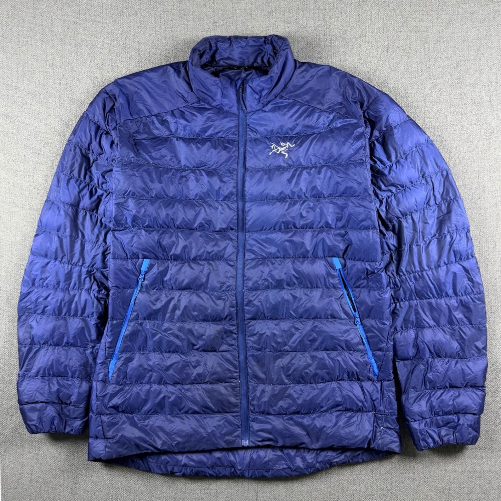 Arc’teryx Cerium Down Jacket Men’s L Blue Lightweight Insulated Puffer Outdoor