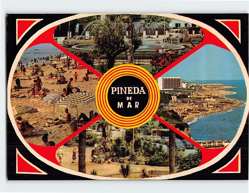Postcard Scenes & Views Pineda de Mar Spain
