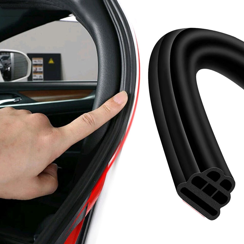 5M Car Door Rubber Seal Strip for Noise Insulation and Anti-Dust Soundproofing
