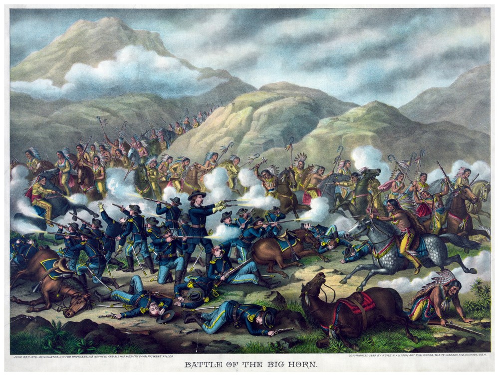 Decor Historical Poster. Fine Graphic Art. Battle of Horn. Home Wall Design 1220