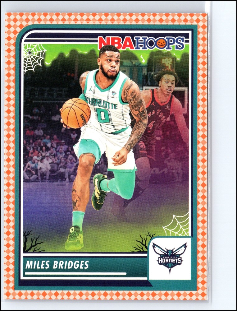 Miles Bridges 2023-24 Hoops Haunted Hoops Orange #229 Charlotte Hornets