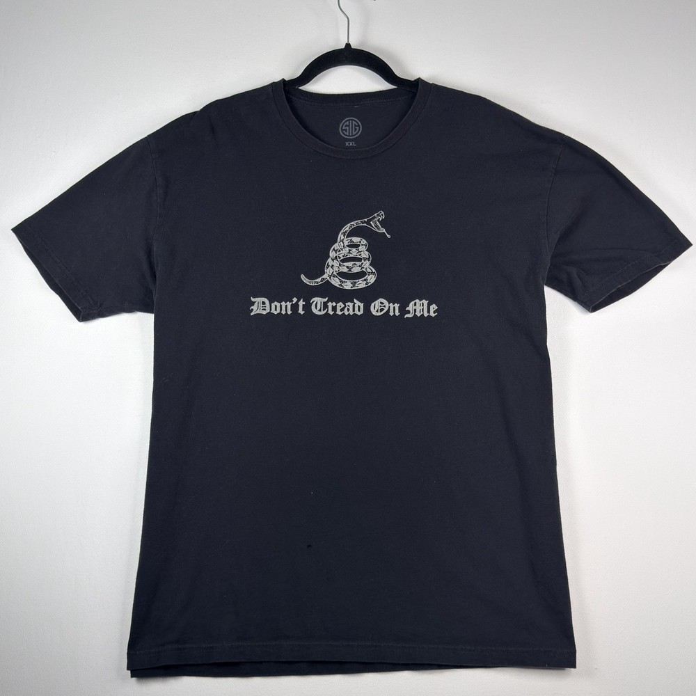 SIG Sauer Don’t Tread On Me XXL Black Snake Graphic Firearm T-Shirt
