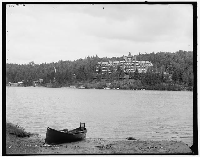 Photo:Lower Saranac Lake Adirondack Mountains NY The Ampersand Hotel c1902