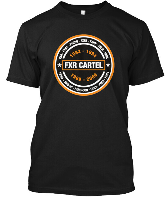 Fxr Cartel Model Printed Front T-Shirt Made in the USA Size S to 5XL