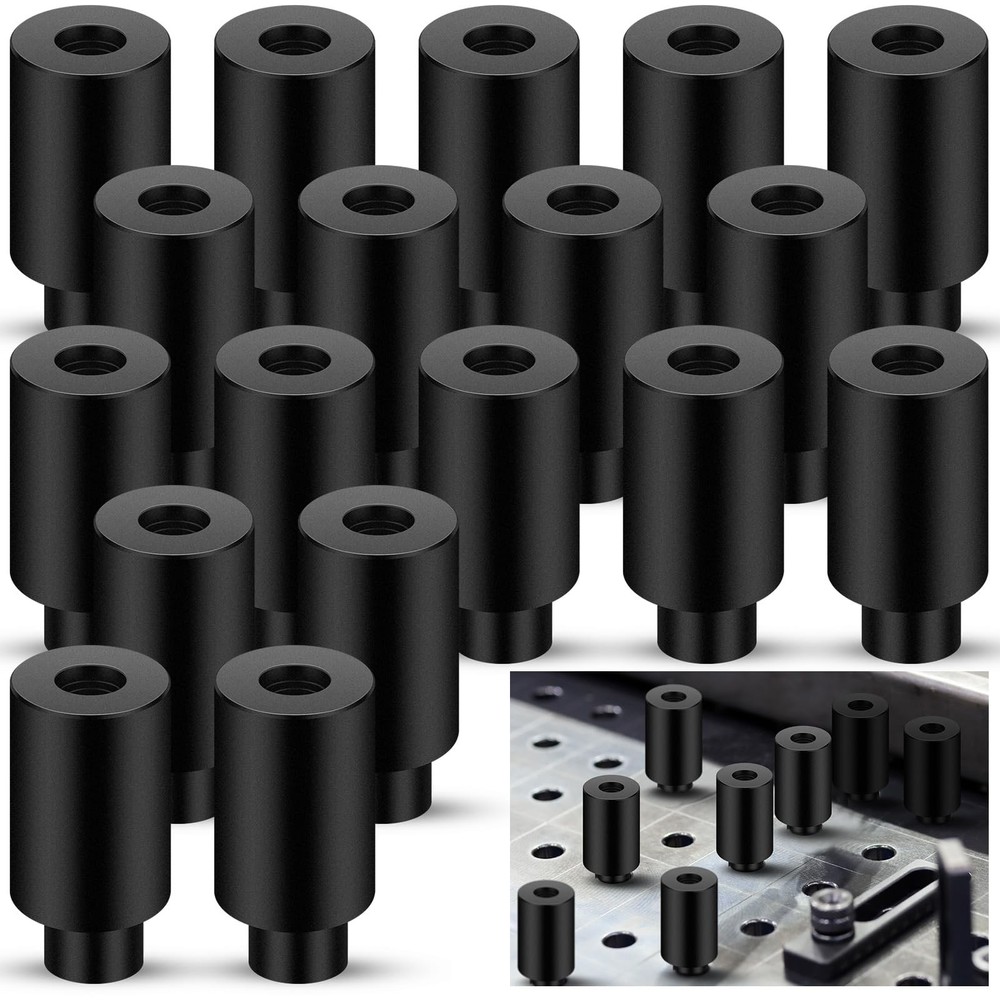 20 Pcs 5/8 x 1 x 1.5 Welding Table Fixture Pins Clamps Stop Alignment Square ...