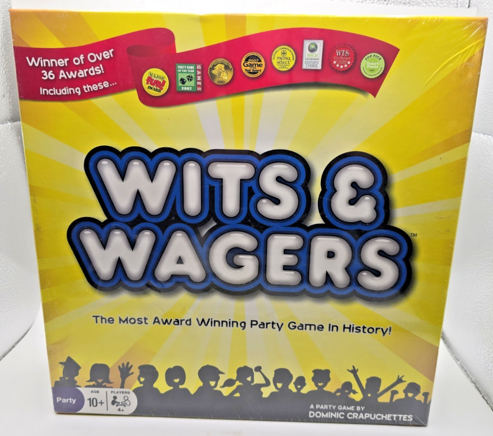 Wits & Wagers Game Brand New Factory Sealed Party Betting Game