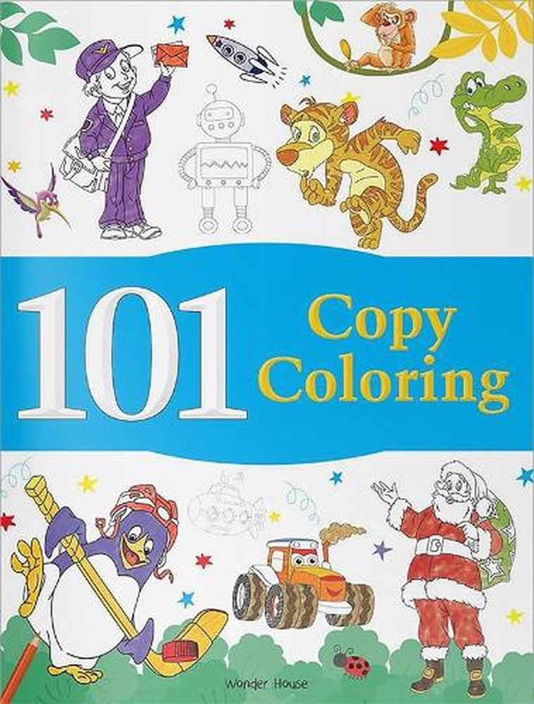 101 Copy Coloring by Wonder House Books (English) Paperback Book
