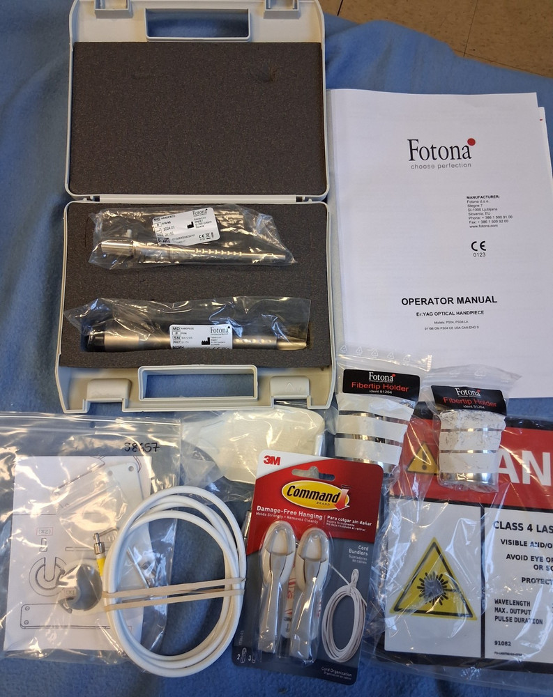 Fotona Ey-YAG Optical Handpiece ST08-04 with Accessories and Manual