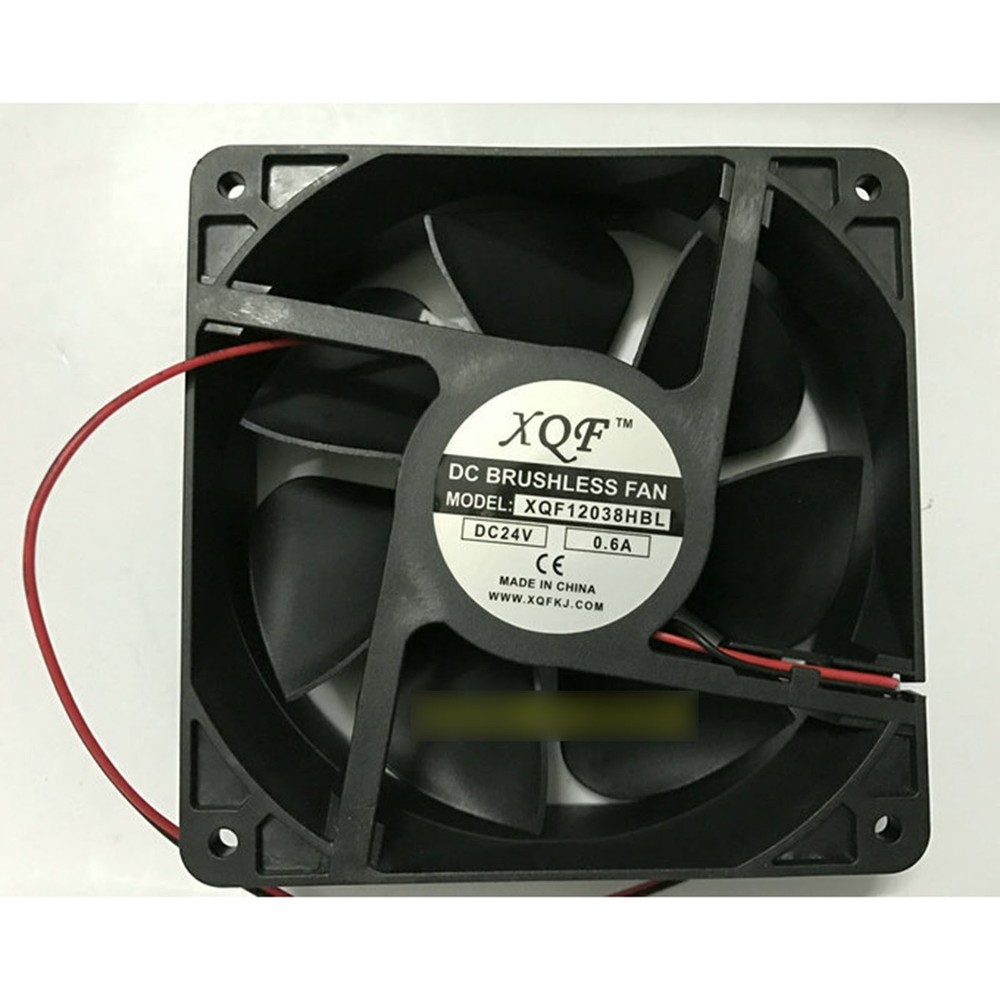 New XQF XQF12038HBL 12038 DC24V 0.6A 12CM 2-Pin Inverter Cooling Fan *vb