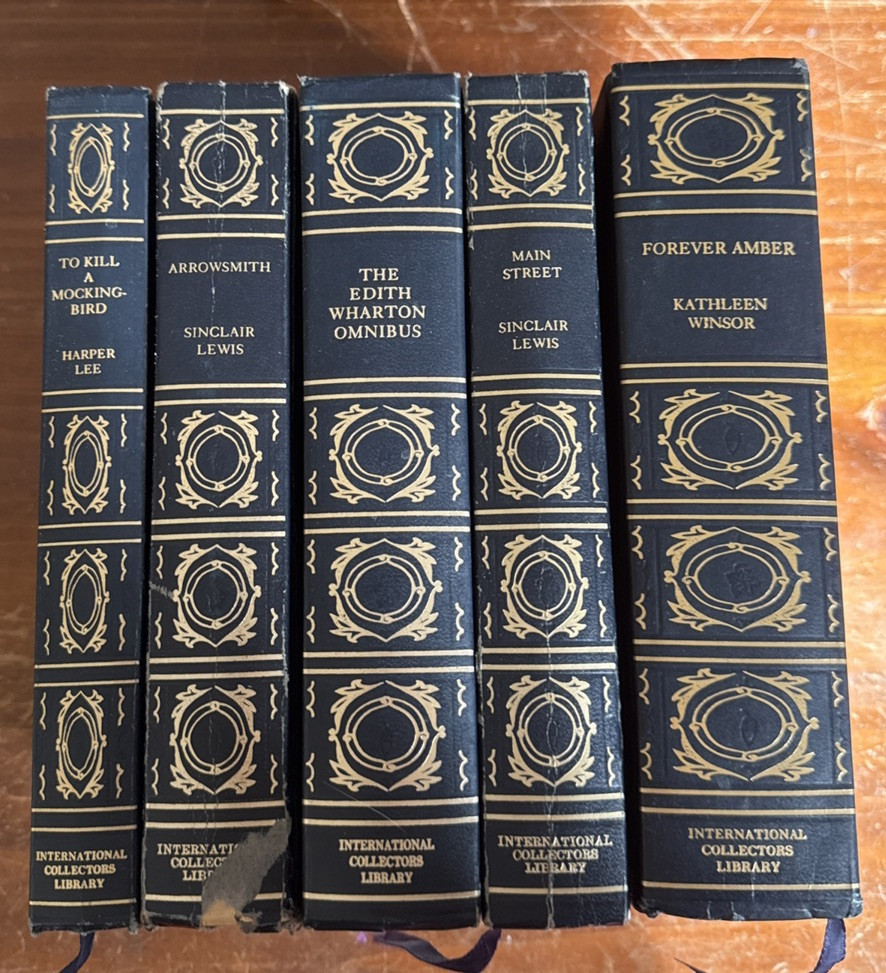 Lot of 5 VTG INTERNATIONAL COLLECTORS Harper Lee, Sinclair, Wharton, Winsor