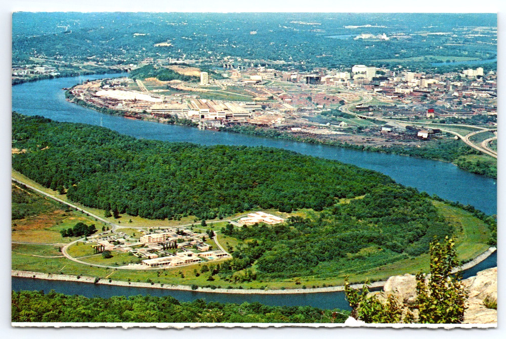 Lookout Mountain Tennessee View From Overlook Point Park Vintage Photo Postcard