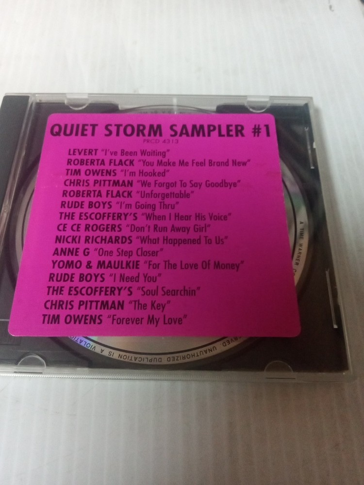 Atlantic Records Quiet Storm Sampler #1 CD