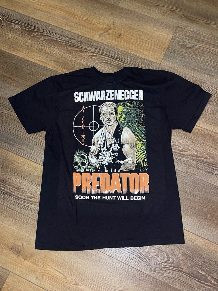 Predator 1987 -  Alien Scifi Horror Movie Rare Promo Graphic T Shirt Mint Mens M
