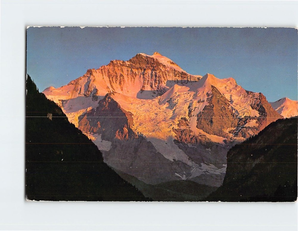 Postcard Jungfrau Summit in Switzerland