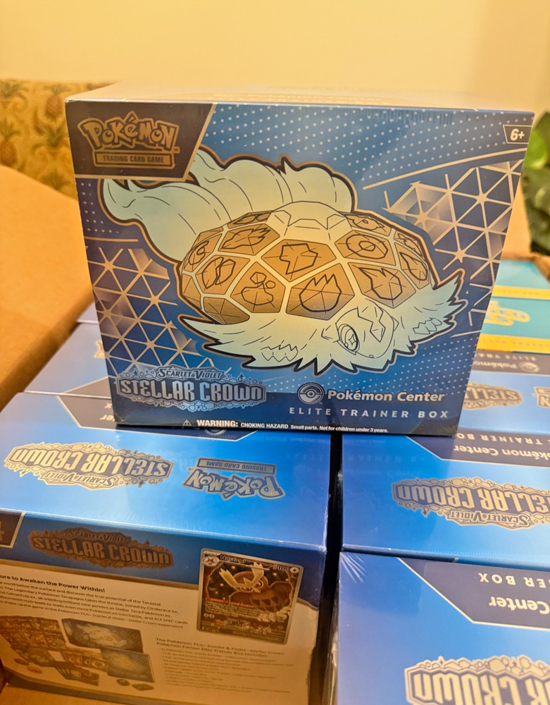 Pokemon TCG Stellar Crown Pokemon Center Exclusive ETB Elite Trainer Box