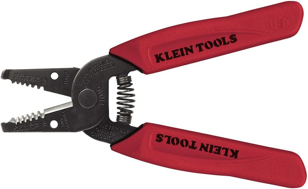 Compact 11046 Wire Stripper & Cutter for 16-26 AWG Stranded Wire with Precision Nose