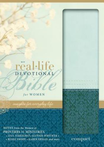 NIV, Real-Life Devotional Bible for Women, Compact, Leathersoft, Teal: Insights