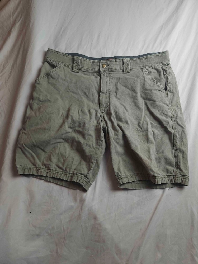 Coleman Relaxed Fit Tear Resistant Stretch Utility Shorts Green Mens Size 38