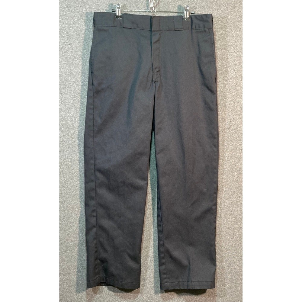 Dickies 874 Original Fit Work Pants Black Straight Leg Mens 34x30 874BK