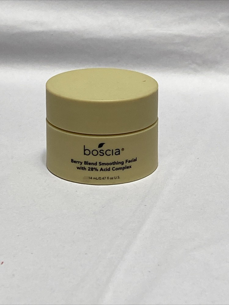 Boscia Berry Blend Smoothing Facial 28% Acid Complex Mini Size .47oz / 14mL NEW-image