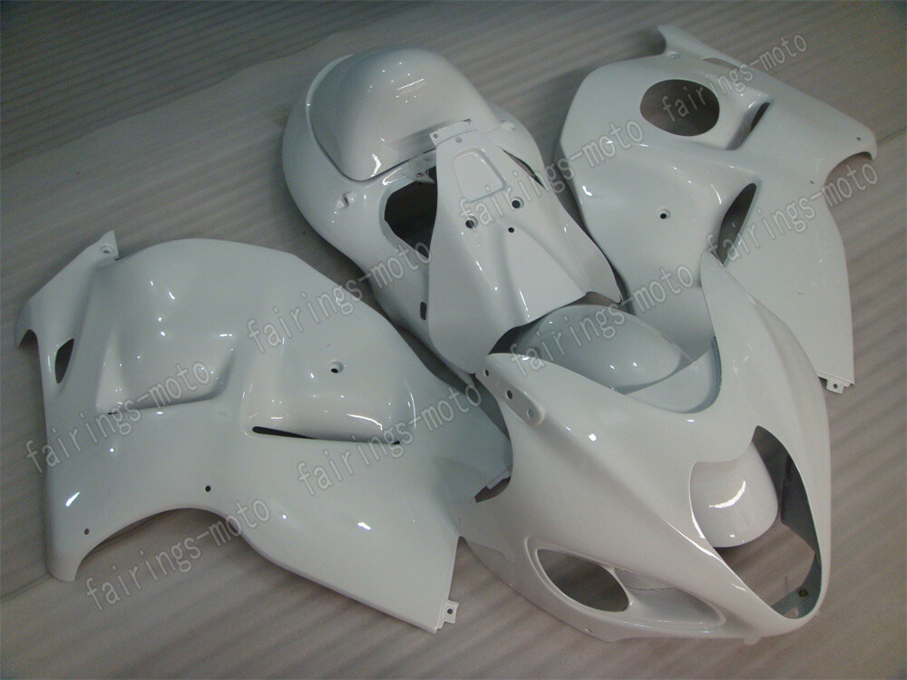 1997-2007 GSXR 1300 Gloss White Fairing Set Injection Plastics A17
