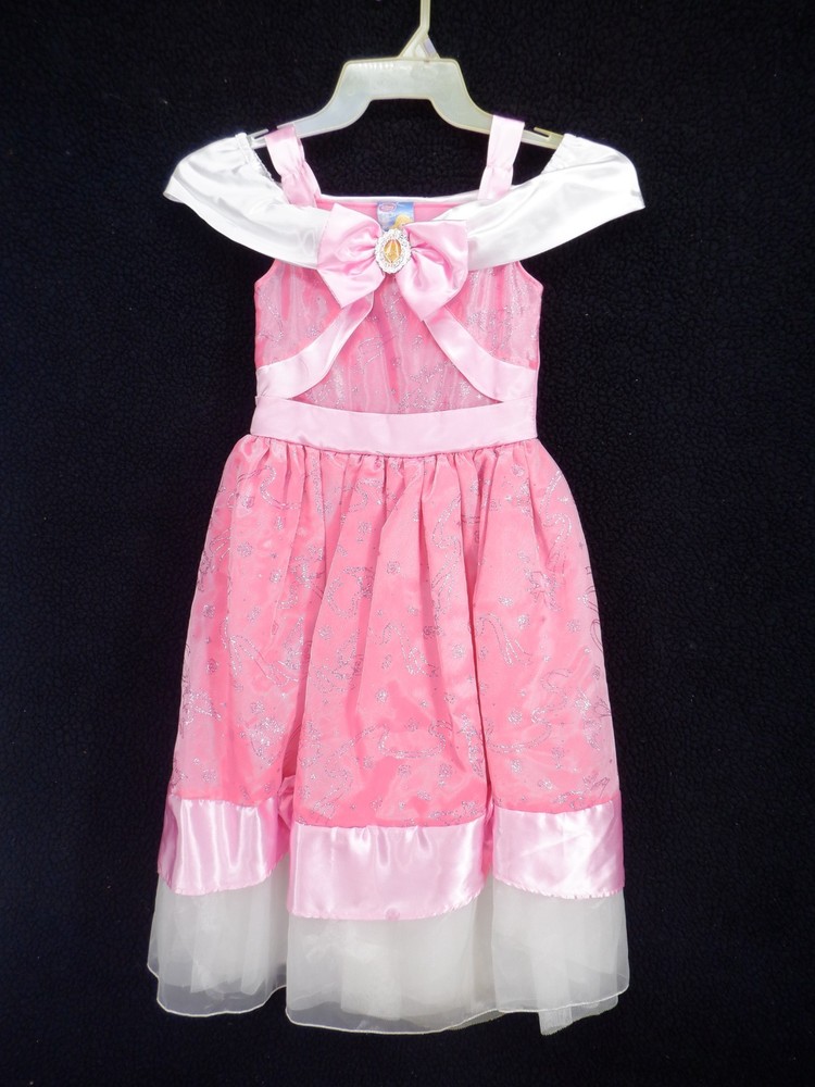 Sleeping Beauty Aurora Dress Size M7/8 Pink Princess Disney Store Dress