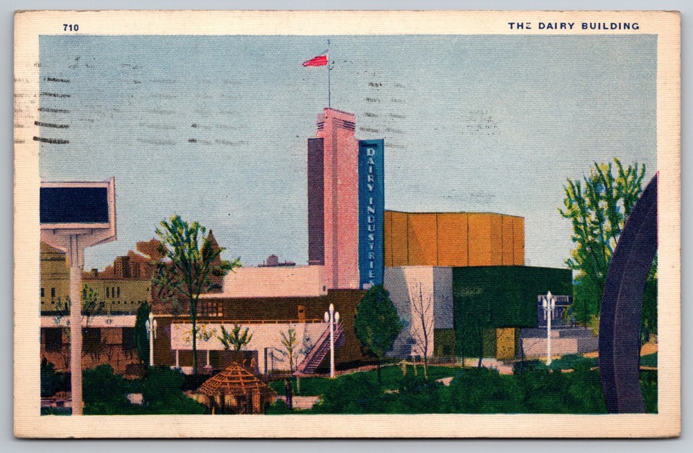 Dairy Building - Chicago World's Fair 1933 - Illinois Exposition Arena PC