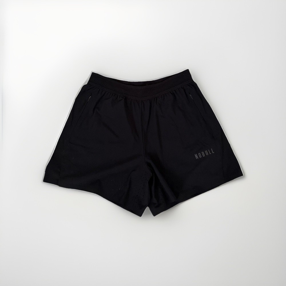 NOBULL Black Men’s Sz M Shorts 5” Inseam (Item K01)