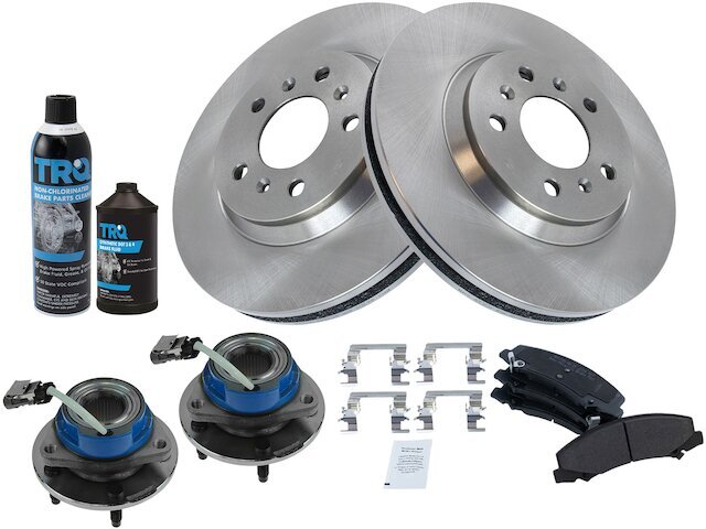 Front Brake Pad and Rotor and Wheel Hub Kit fits Monte Carlo 2006-2007 98QXPG