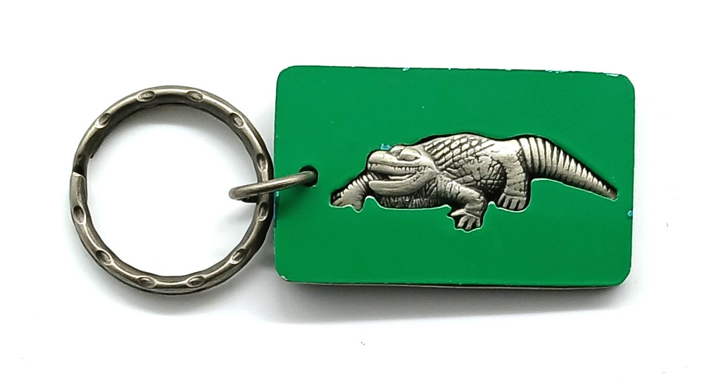Vintage St. Augustine Florida Alligator Farm Keyring Keychain