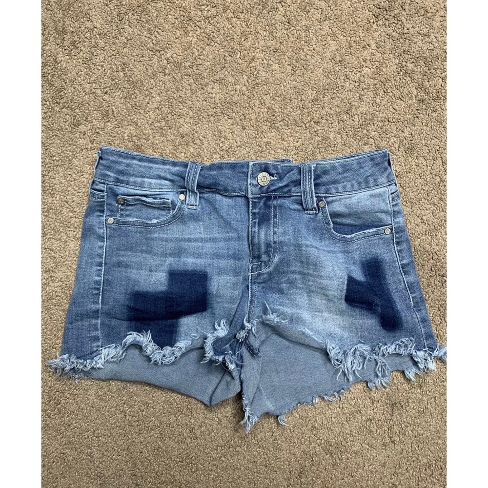 Celebrity Pink Jean Shorts Juniors Size 5/27 Denim Distressed