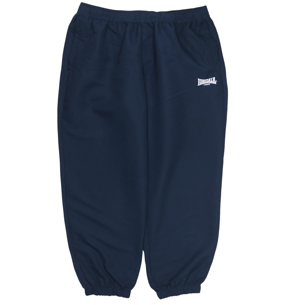 Lonsdale London Mens Joggers Navy Blue Nylon Elastic Waist Cuffed Logo Track XL