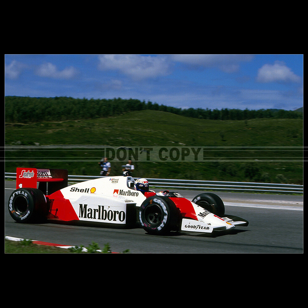Photo A.005417 MCLAREN MP4-2C 1986 ALAIN PROST GRAND PRIX F1