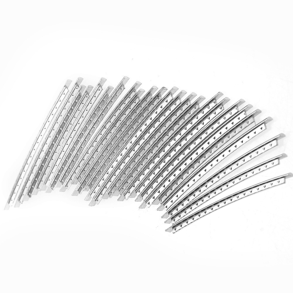 24Pcs 2.2mm Acoustic Electric Guitar Bass Frets Wire Luthier Repair Material Kit