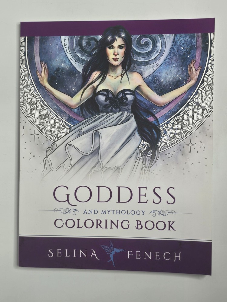 Goddess and Mythology Adult Coloring Book NEW Selina Fenech Fantasy Designs