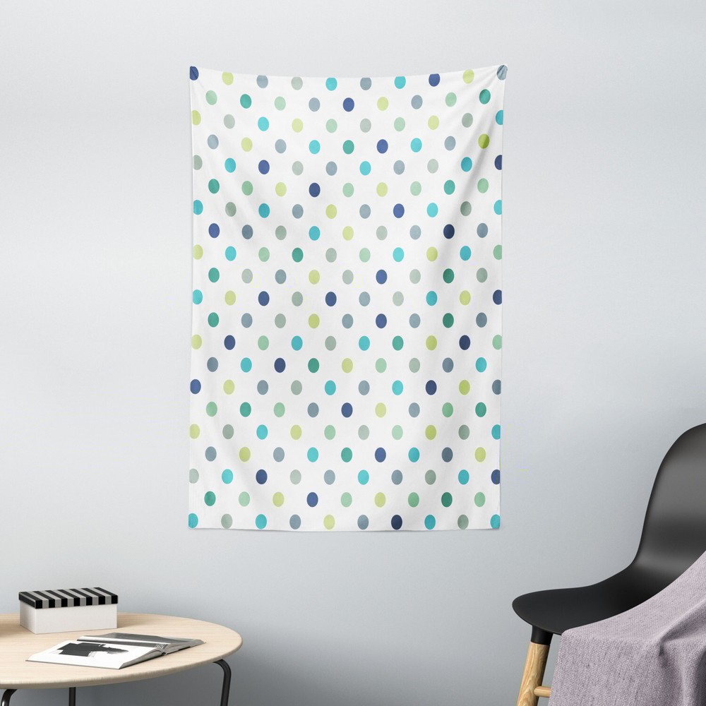 Vintage Tapestry Polka Dots Fashion Print Wall Hanging Decor